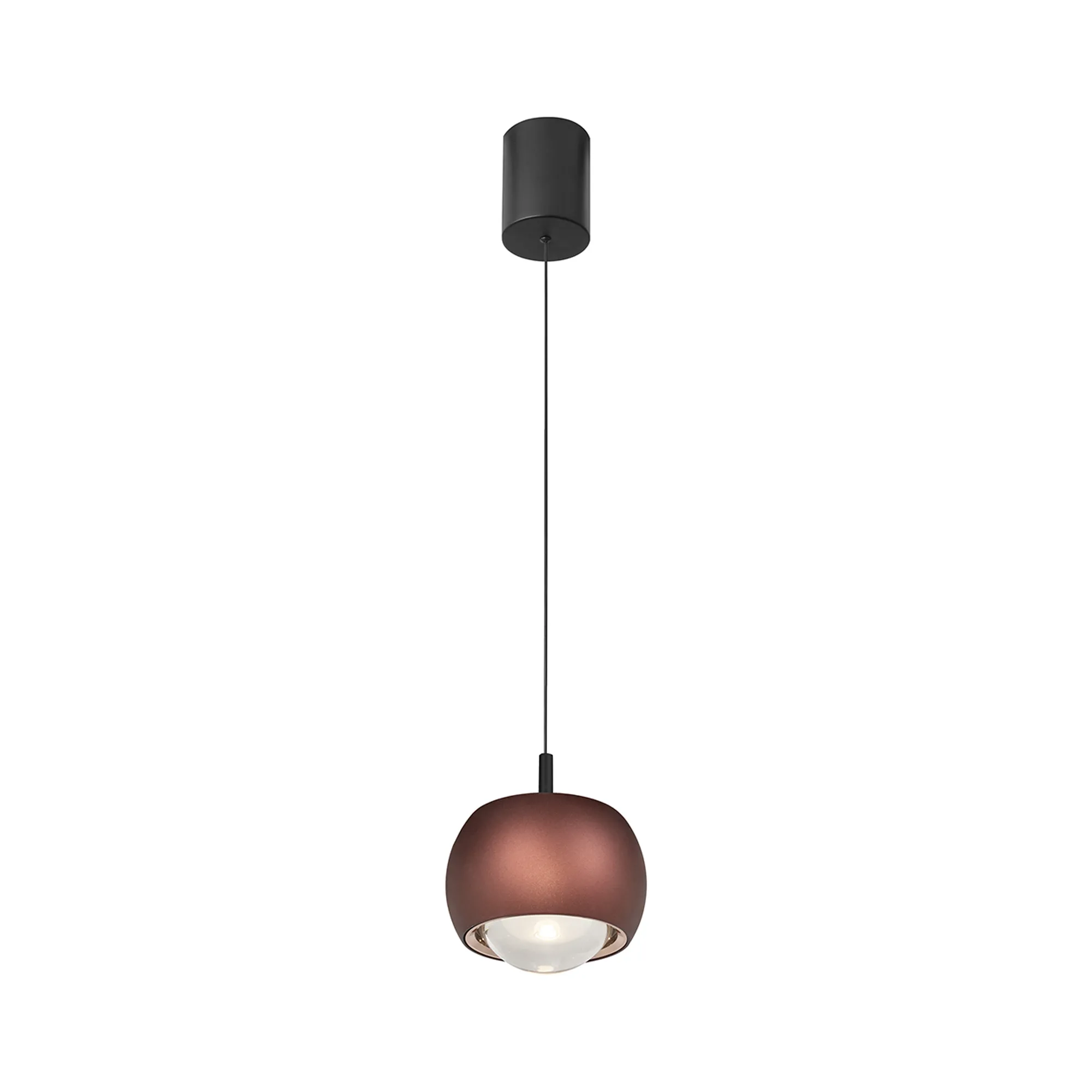 Roller Rise And Fall Pendant 12W LED Coffee M8408  Mantra Roller